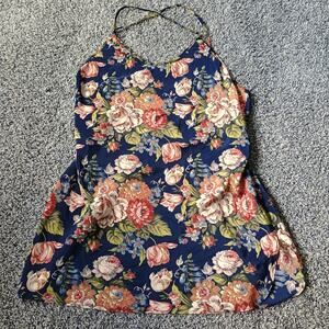 Victorias Secret Gold Label Vintage Floral Flower Slip Dress Fairycore Medium